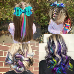 Extensiones Onas rojas clip-in, perfectas para fiestas y Noche de Brujas.