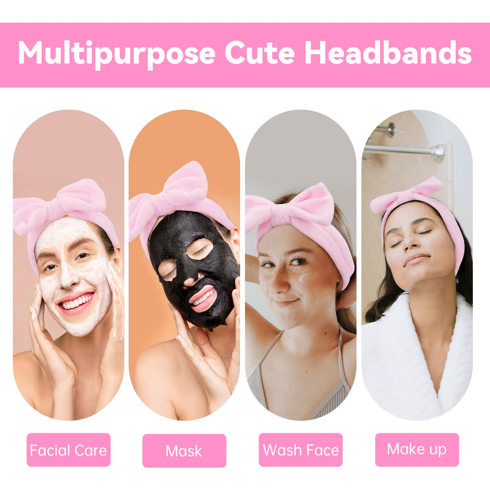Ondder diademas spa colores variados para combinar con tu rutina