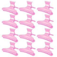 Ondder mariposa clip cabello rosa, 12 piezas, sujeción estable para peinados.