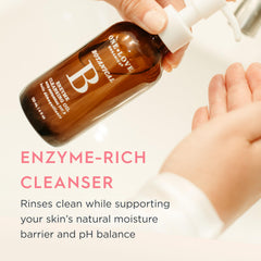 One Love Organics – texture-soyeuse-huile, nettoyage nourrissant sans tiraillement.