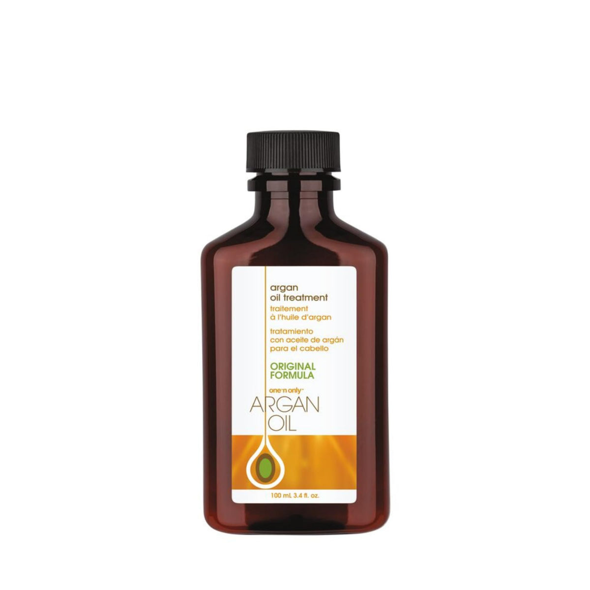 One 'N Only Aceite de Argán, botella para aplicar, suaviza y nutre el cabello.