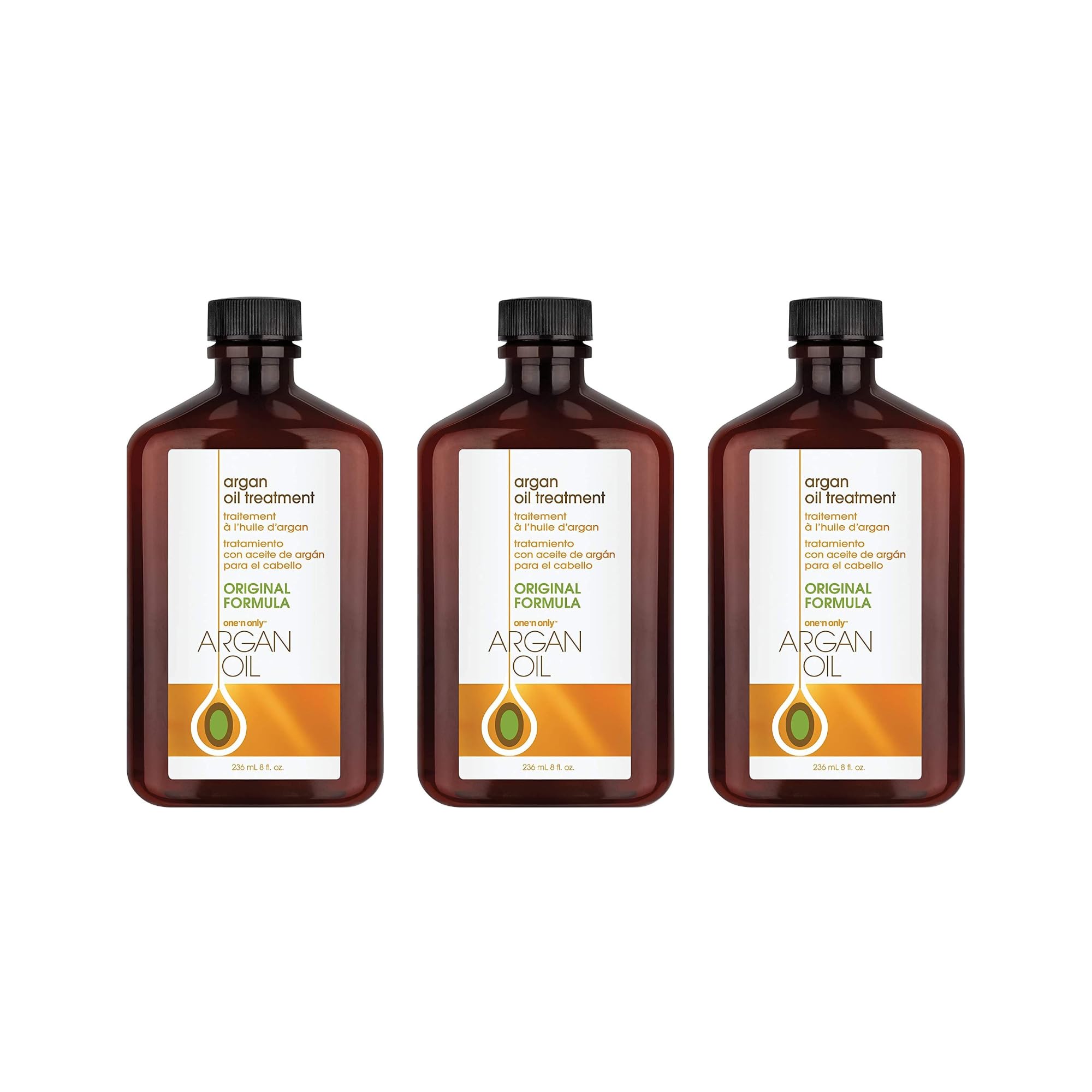 One 'N Only Aceite de Argán, aplicación ligera para cabello natural suave