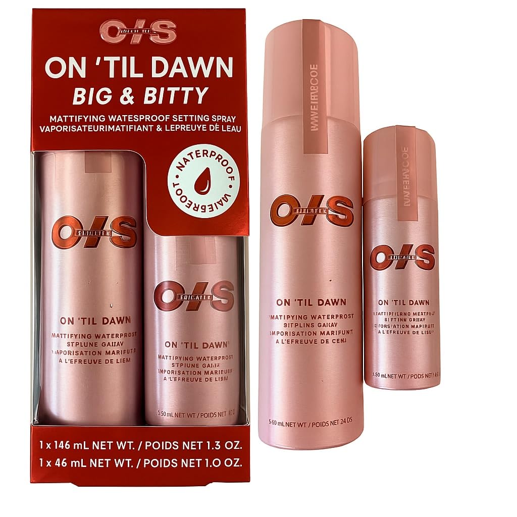 One Size On ’Til Dawn: bouteille format voyage, pratique pour les retouches en déplacement.