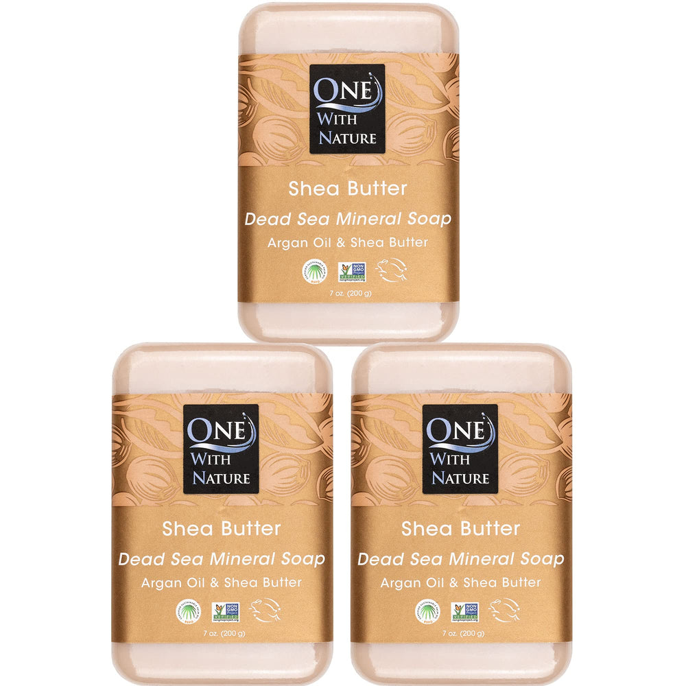 One With Nature Jabón Sal Mar Barra: exfoliación suave para piel renovada.