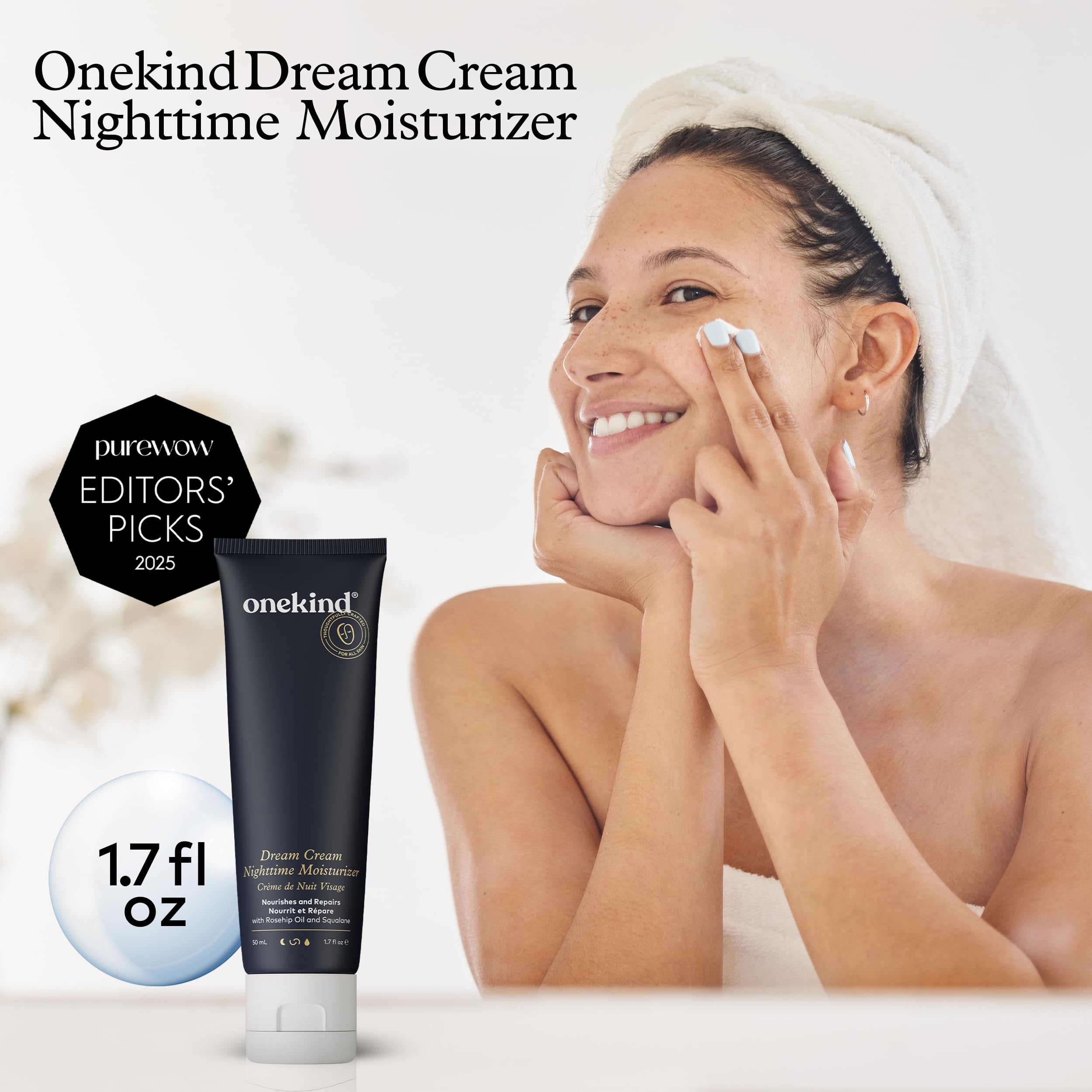 Manteca de karité en Onekind Dream Cream para nutrición intensiva.