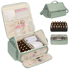 onemoky organizador esmaltes con capacidad de 43-65 botellas para manicura ordenada