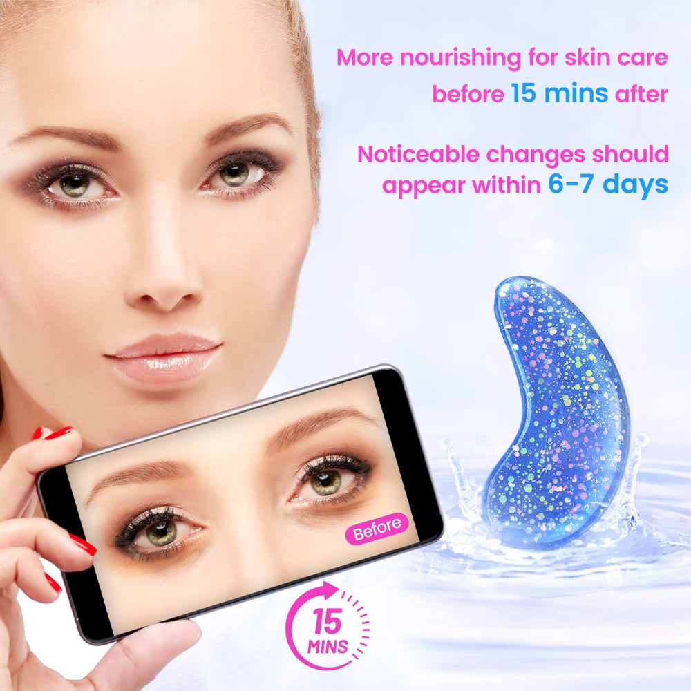 Efecto descongestionante de los parches Onespring para ojeras temporales.