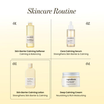 ONGREDIENTS Skin Barrier Calming Lotion vegana y libre de crueldad para piel