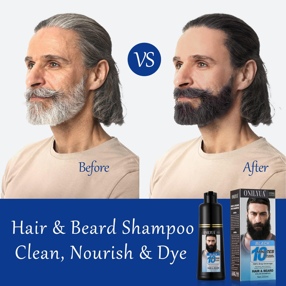 Onilyua aplicación suave en barba y bigote para color uniforme