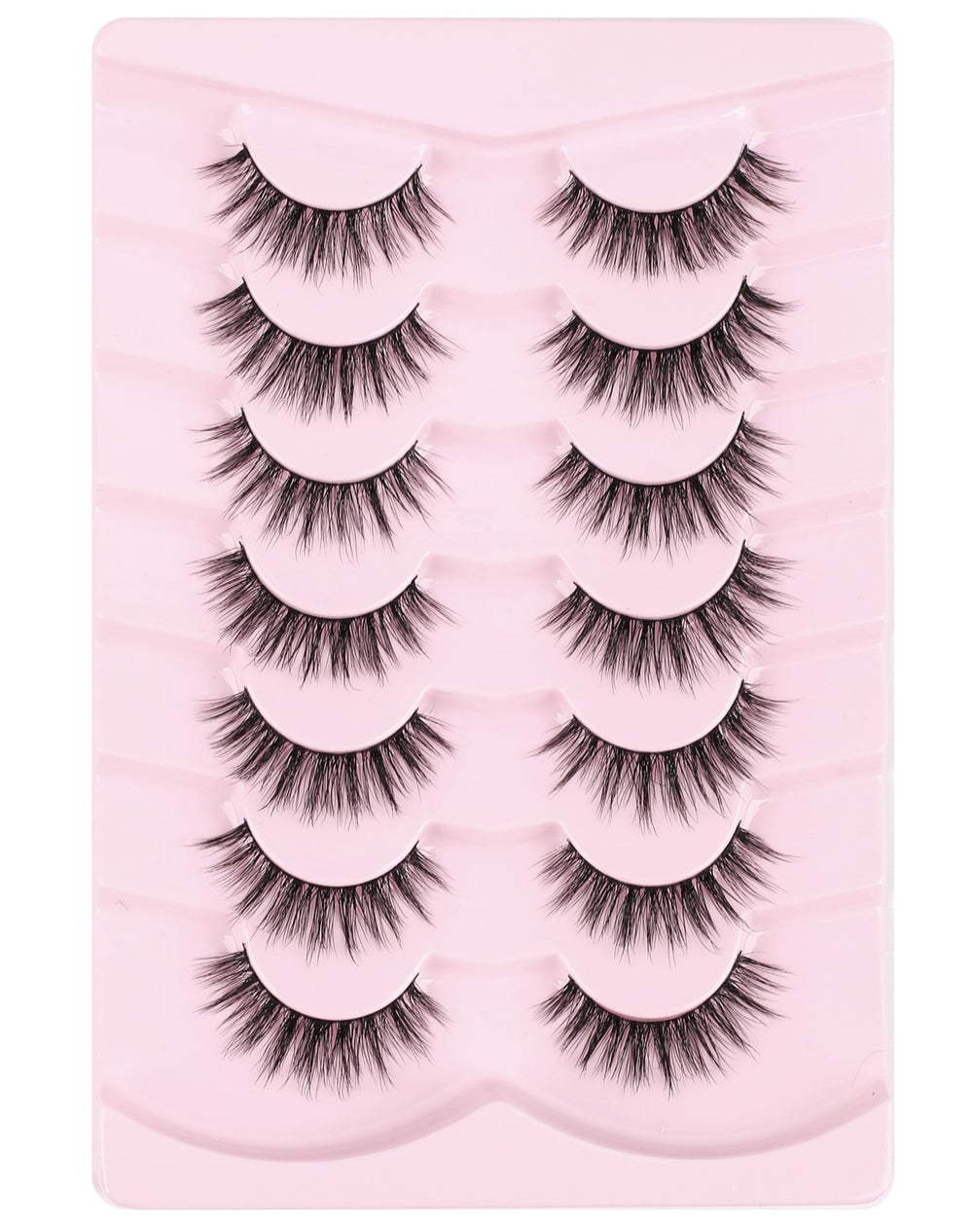 Onlyall Pestañas Naturales Wispy — reutilizables hasta 15-20 veces con cuidado.