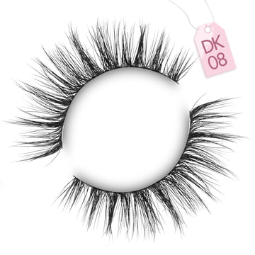Onlyall Pestañas Naturales Wispy — fibra superfina para un acabado ligero.