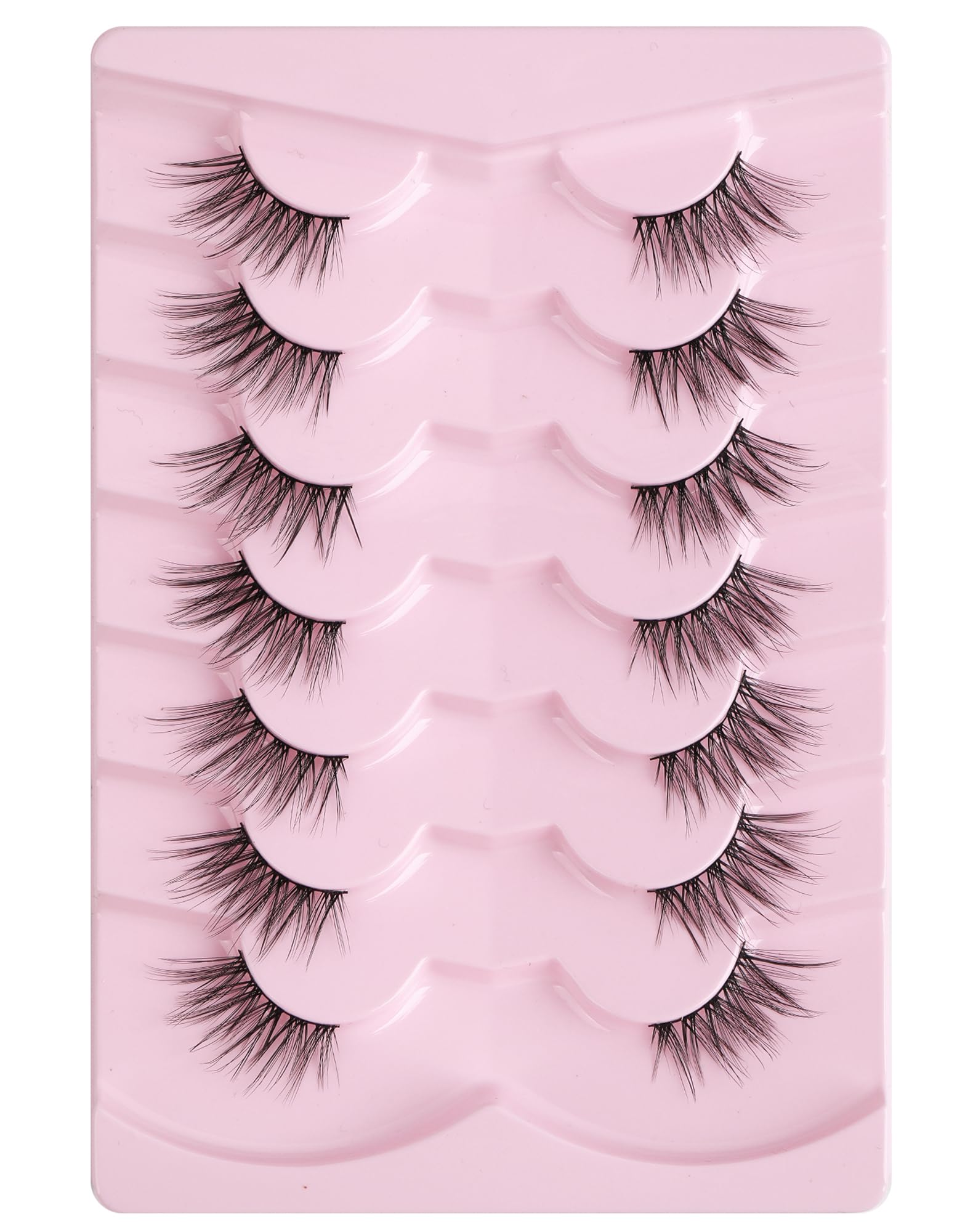 Onlyall pestanas parciales efecto pluma para look suave.