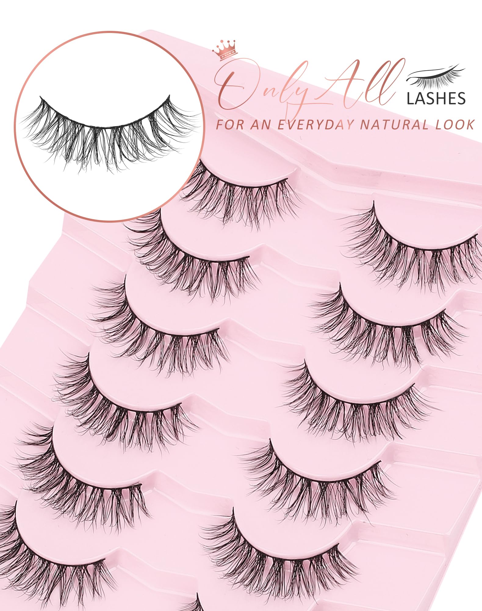 Onlyall Wispy Lashes ideales para ocasiones, desde uso diario hasta eventos especiales.