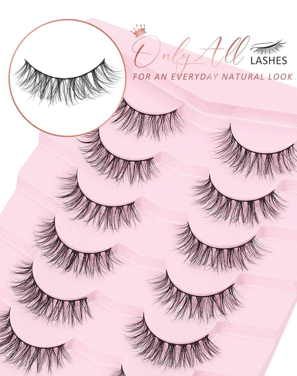 Onlyall Wispy Lashes ideales para ocasiones, desde uso diario hasta eventos especiales.