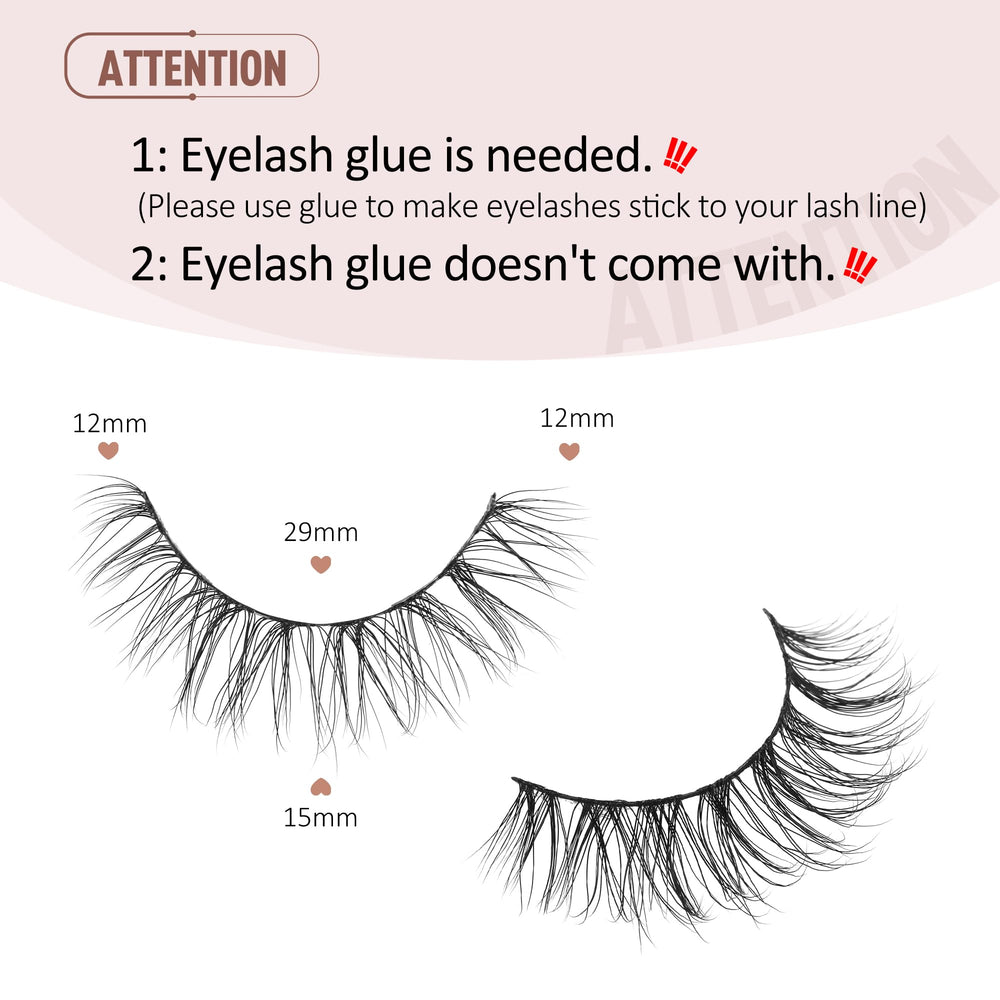 Onlyall Wispy Lashes ofrece sensación ligera que se siente suave durante todo el día.