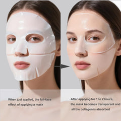 ONMYLOVIN mascarilla colágeno biohidratante de noche para piel suave.