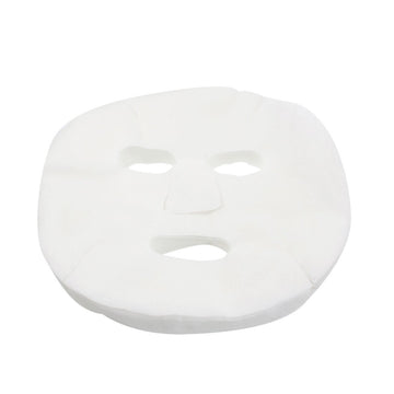 Onwon 100 hojas de mascarilla facial de fibra blanca para cuidado diario.