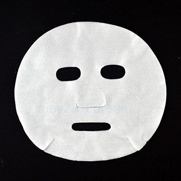 Mascarilla facial de fibra pre-cortada Onwon para aplicación rápida.