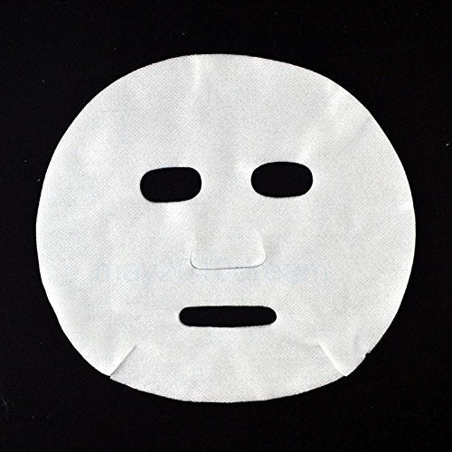 Mascarilla facial de fibra pre-cortada Onwon para aplicación rápida.
