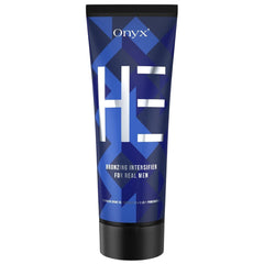 Onyx HE bronceador en bote: textura ligera para absorción rápida durante la sesión de cabina
