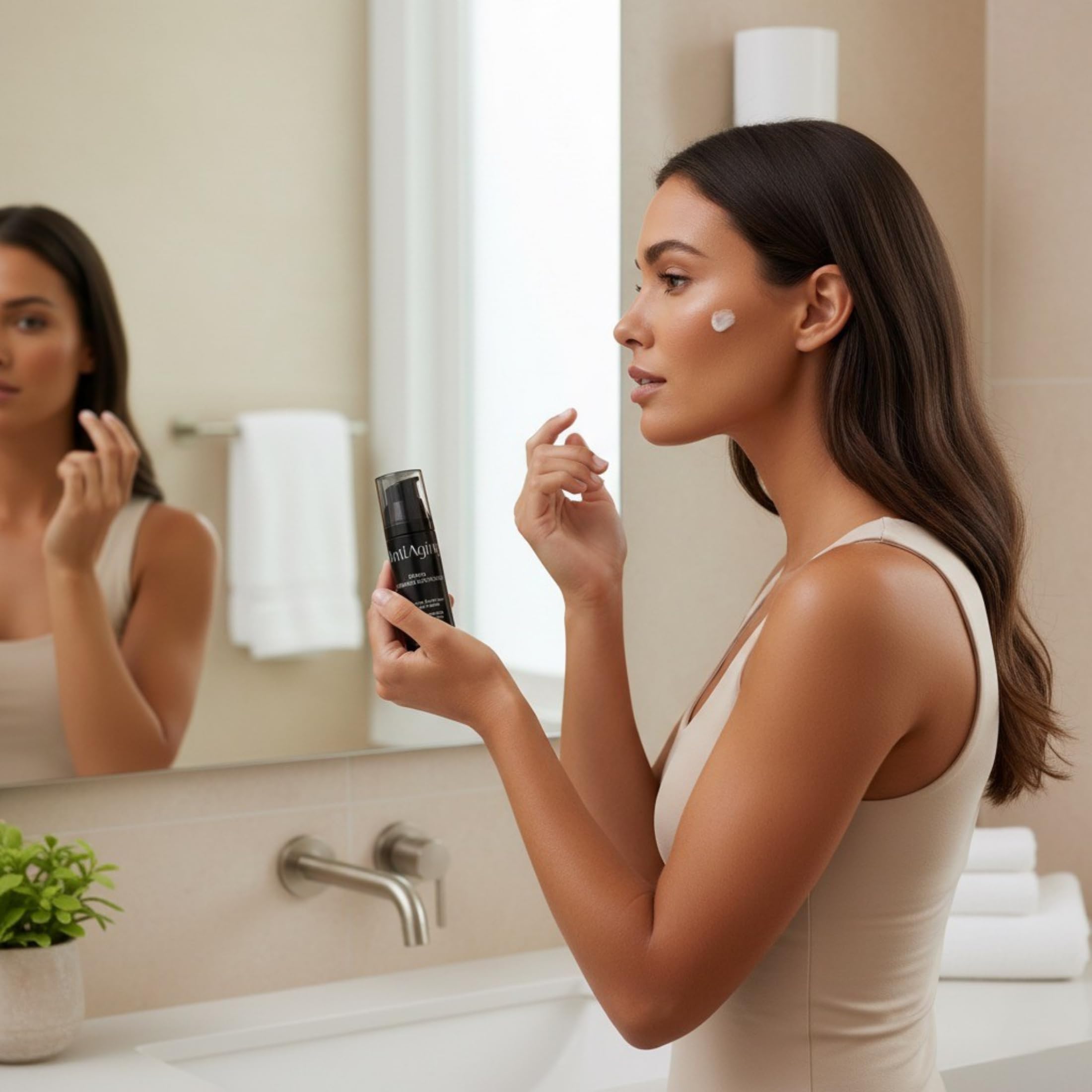 Rituel bronzage Onyx: application quotidienne pour teint dore.