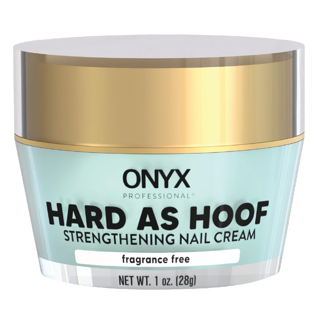 Onyx Professional crema endurecedora para uñas sin olor en bote.