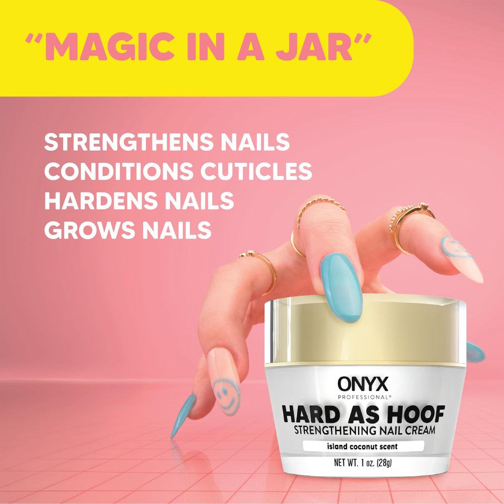 Onyx Professional Hard as Hoof favorece crecimiento de uñas fuertes y duraderas.