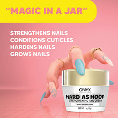 Onyx Professional Hard as Hoof favorece crecimiento de uñas fuertes y duraderas.