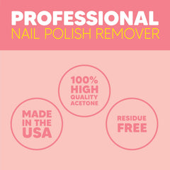 Onyx Professional removedor de esmalte glitter con acetona pura