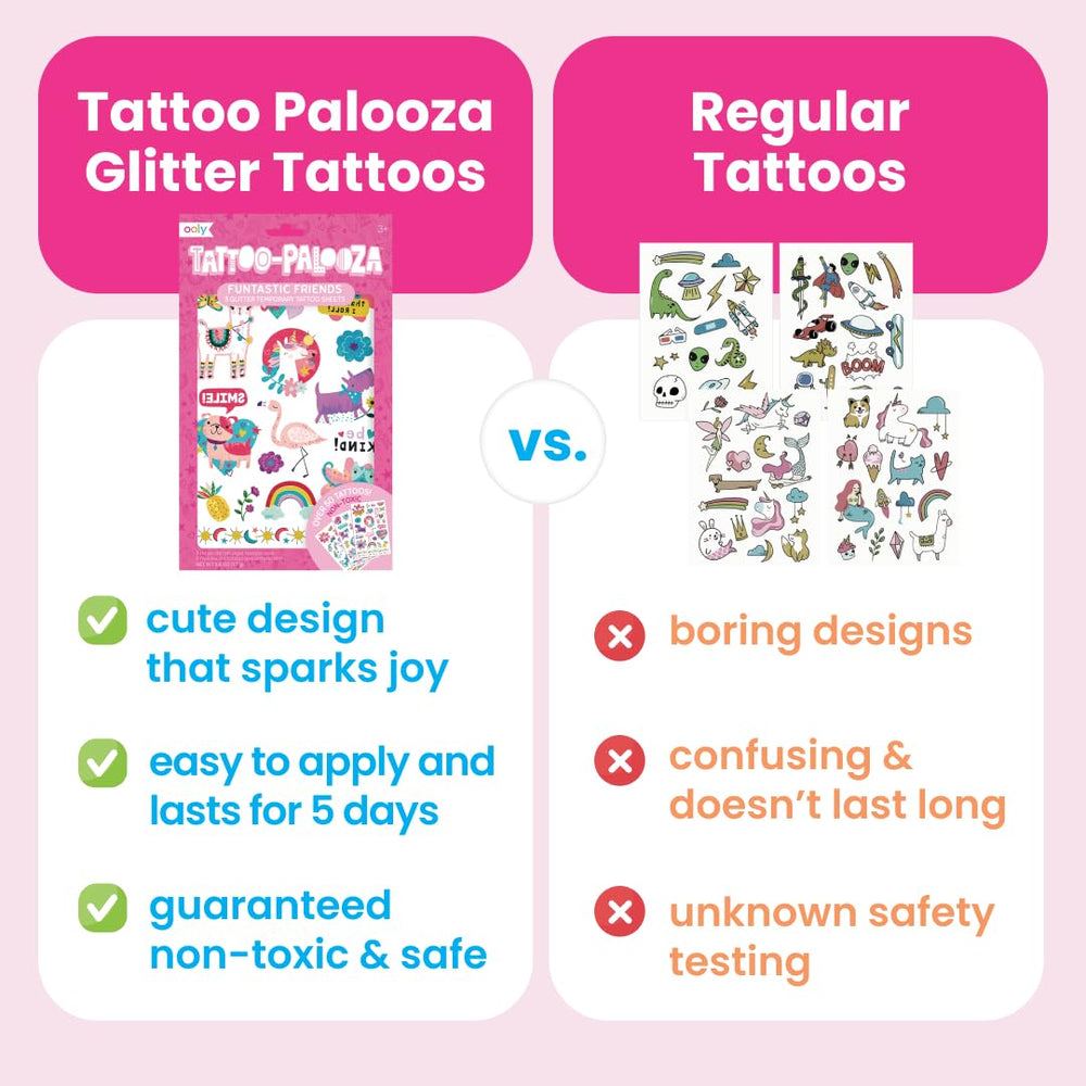Tatuajes Ooly amigables con la piel, aptos para uso diario en niños.