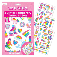 Tatuajes temporales Ooly arcoiris para fiestas seguras y divertidas