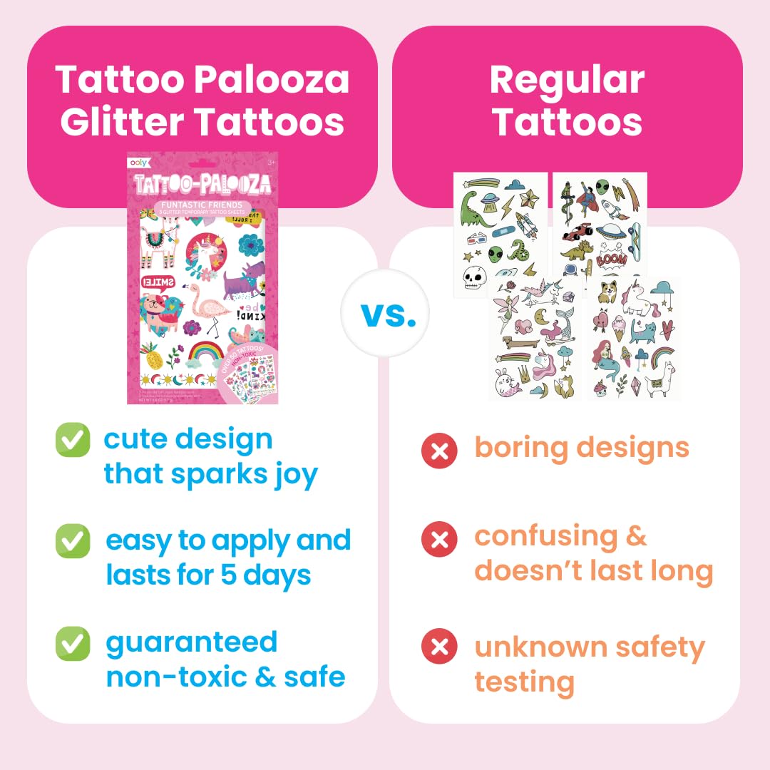 Tatuajes Ooly corazones para fiestas y recuerdos