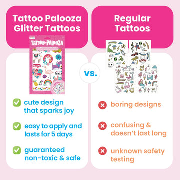 Tatuajes Ooly corazones para fiestas y recuerdos