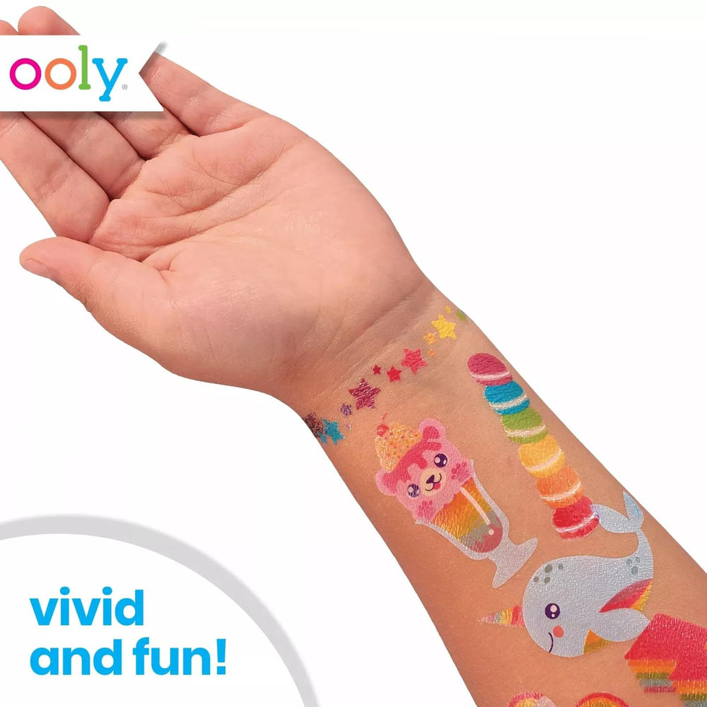 Tatuajes Ooly planeta para actividades grupales y juegos