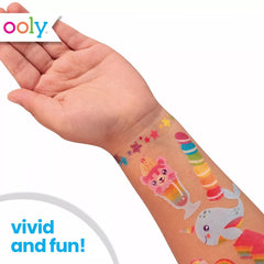 Tatuajes Ooly planeta para actividades grupales y juegos
