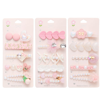 Broches Ooosonlu de pelo en resina con perla, ideal para un look elegante.
