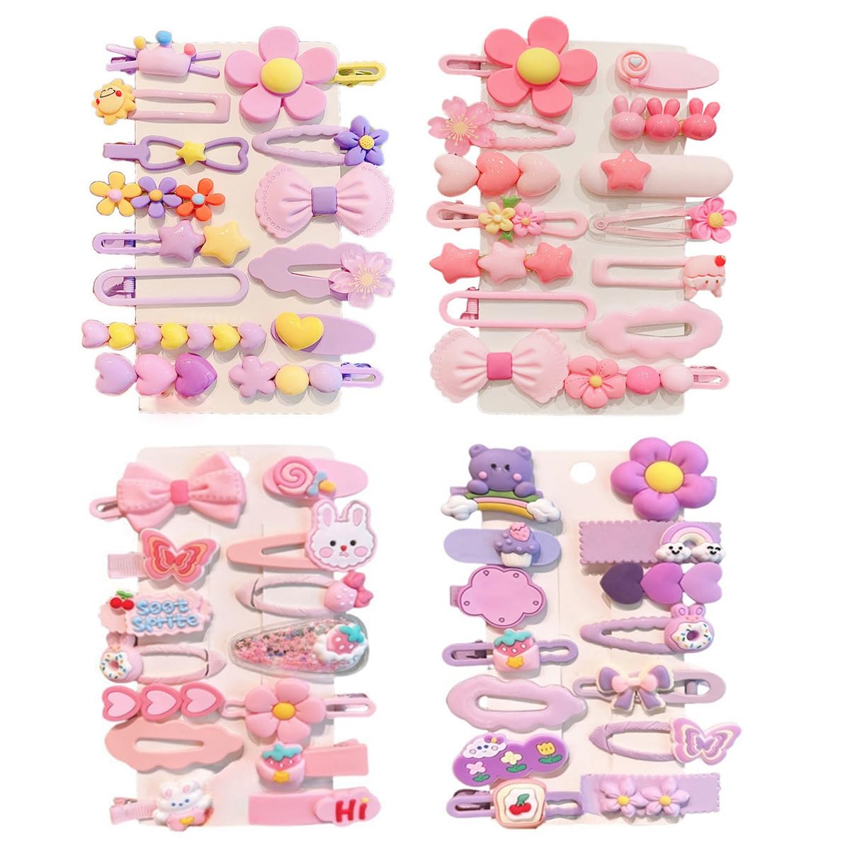 Ooosonlu clips con conejito, ideal para peinados diarios