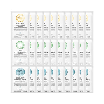 Coffret #OOTD avec masques feuilles hydratants pour peau douce.