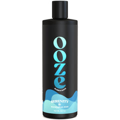OOZE Baño de burbujas Eucalipto Menta: botella visible, aroma vigorizante