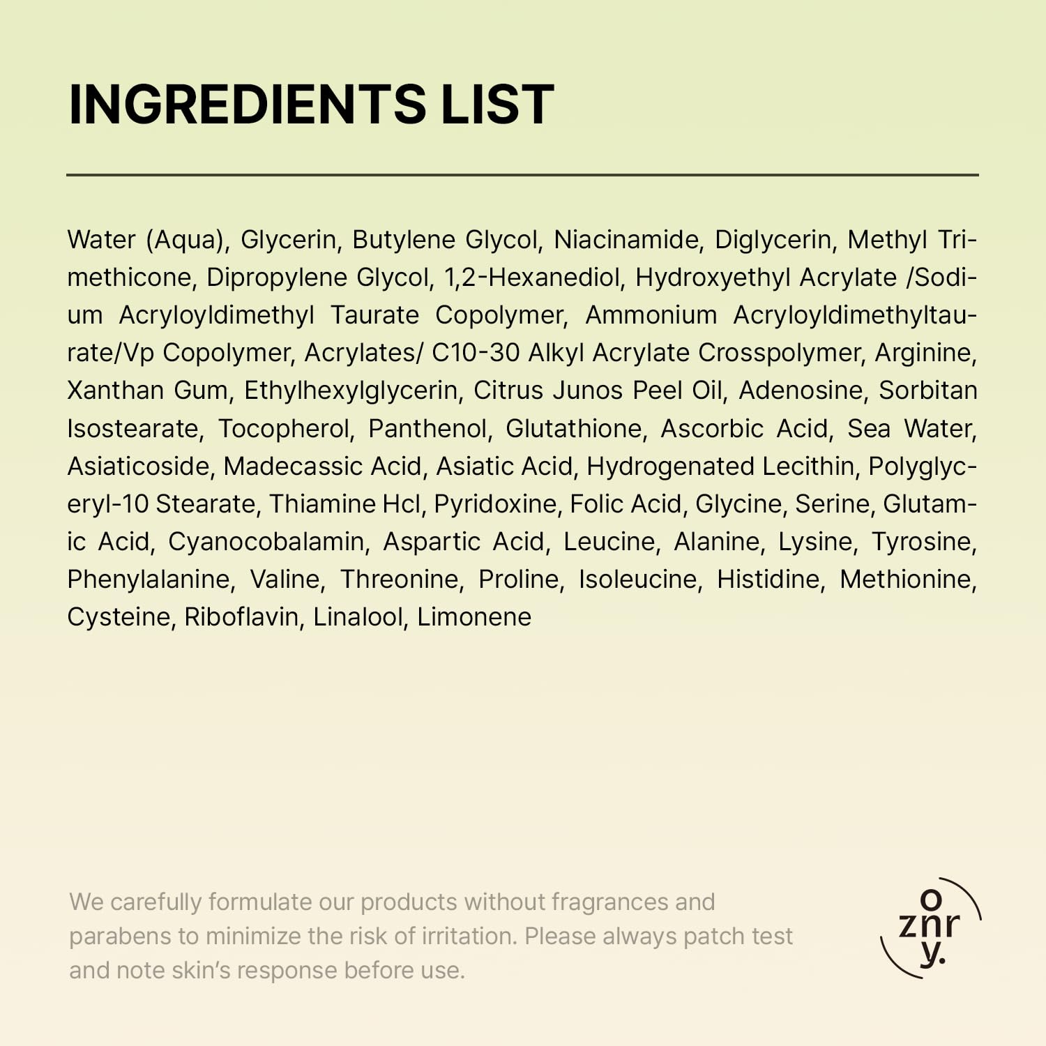 OOZNARY Vita 3 Pudín envase 50 ml, hidratación duradera.