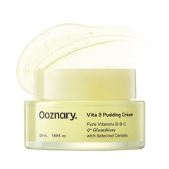 OOZNARY Vita 3 Pudín en frasco, nutrición nocturna para piel radiante.