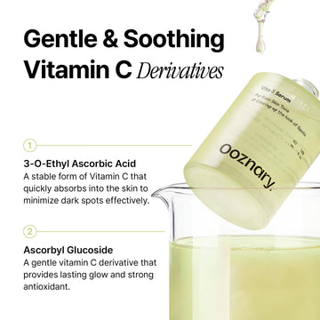 OOZNARY Vita 3 Serum, textura ligera que se absorbe al instante.