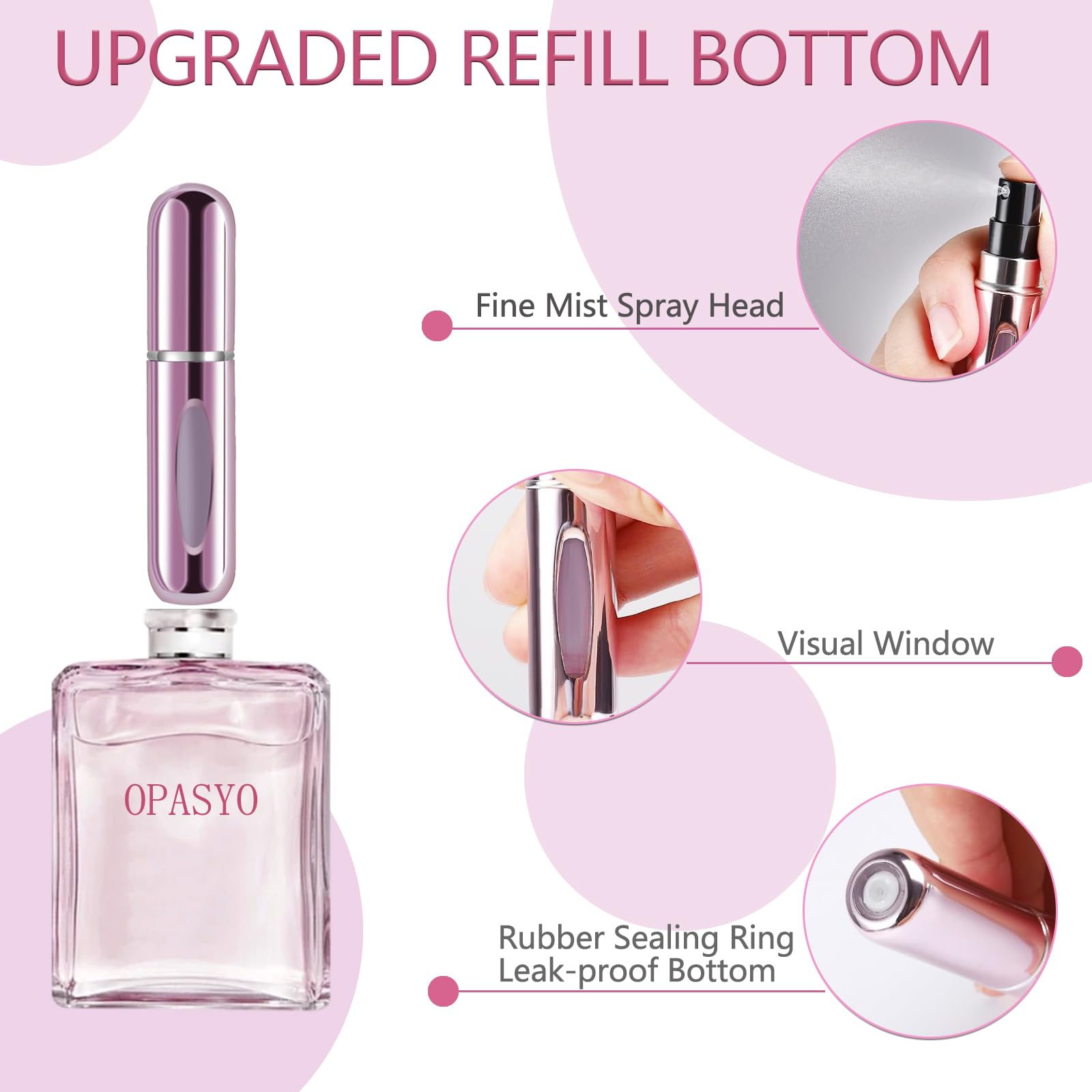 opasyo conjunto 4 unidades 5ml para regalo o uso diario