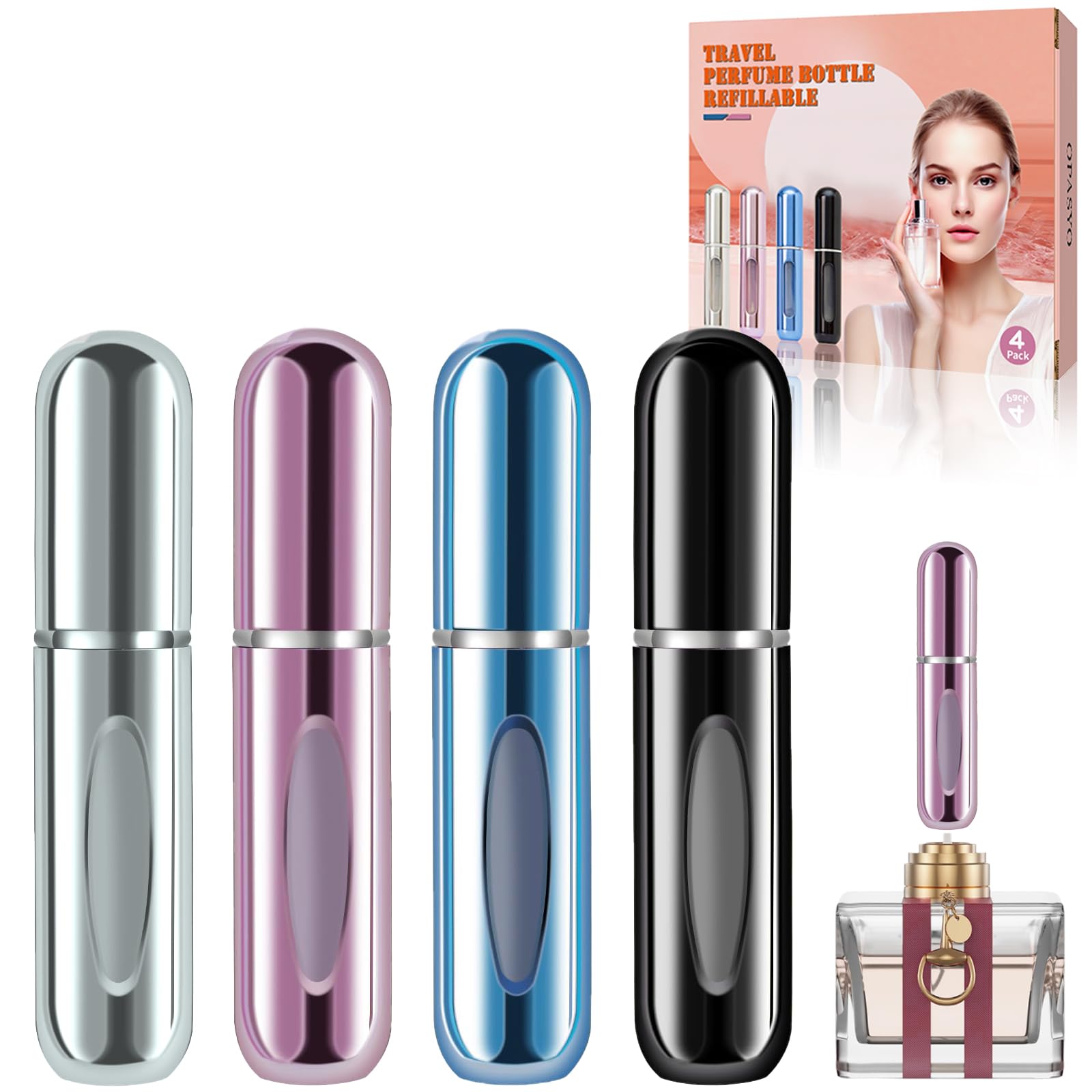 opasyo portatil mini atomizador perfume 5ml ideal para llevar en el bolso