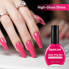 OpenLive esmalte rosa rosado con duración de hasta 7 días