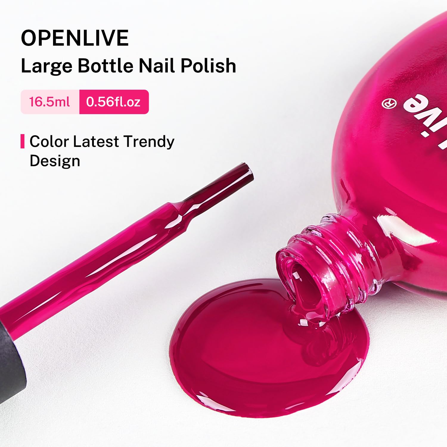 OpenLive esmalte rosa rosado, regalo perfecto para amantes de la manicura