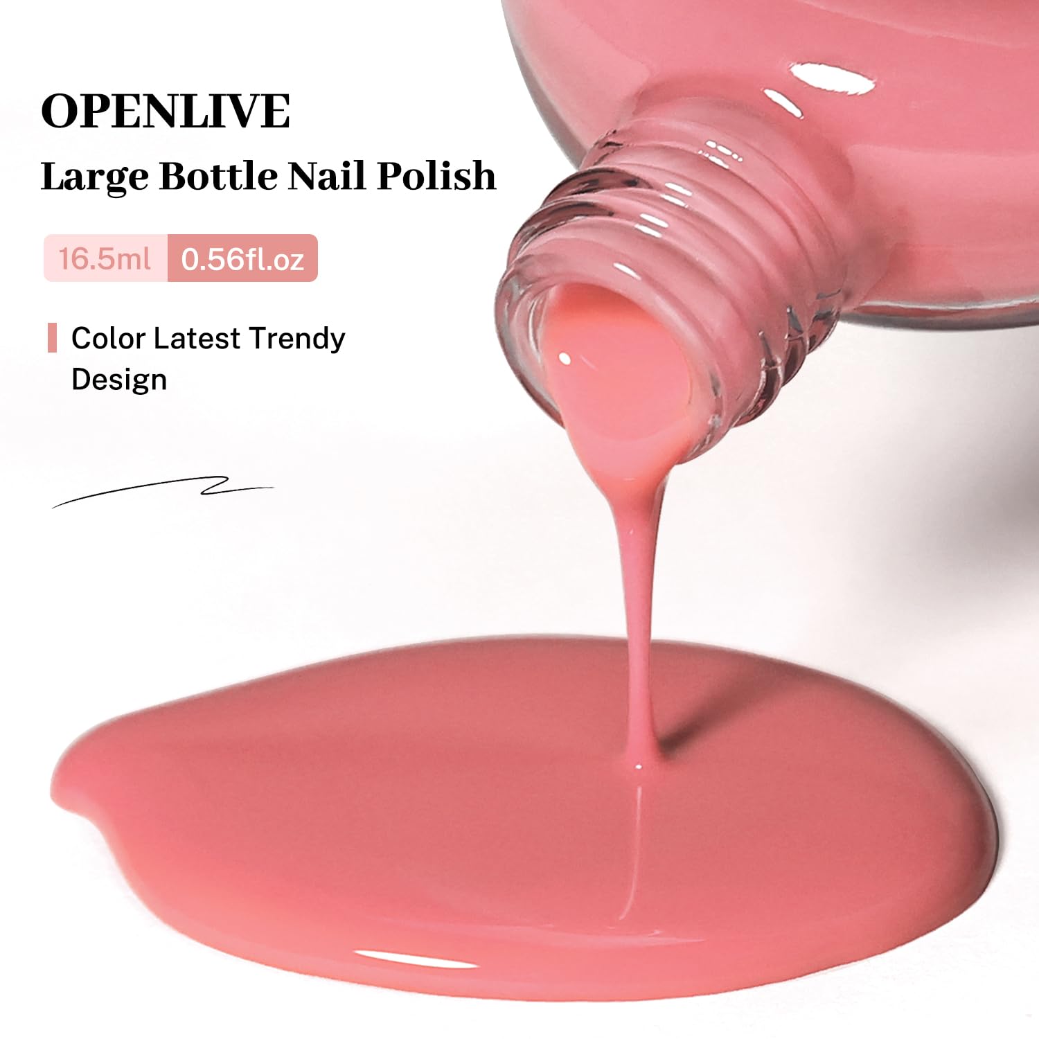 OpenLive esmalte jelly rosa: regalo ideal para amantes del cuidado de uñas.