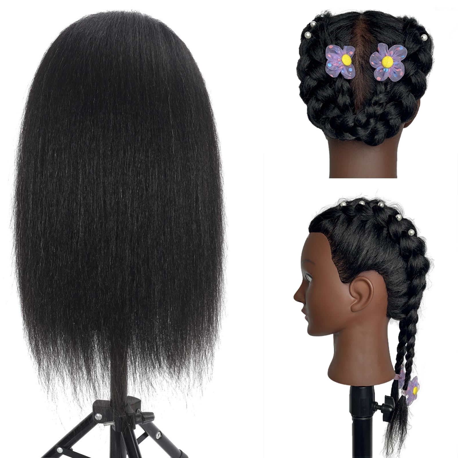 Presentación de regalo Opini: cabeza de maniquí y accesorios listos para usar.