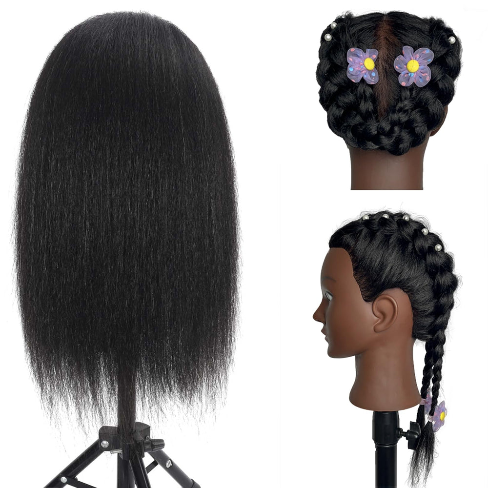 Presentación de regalo Opini: cabeza de maniquí y accesorios listos para usar.
