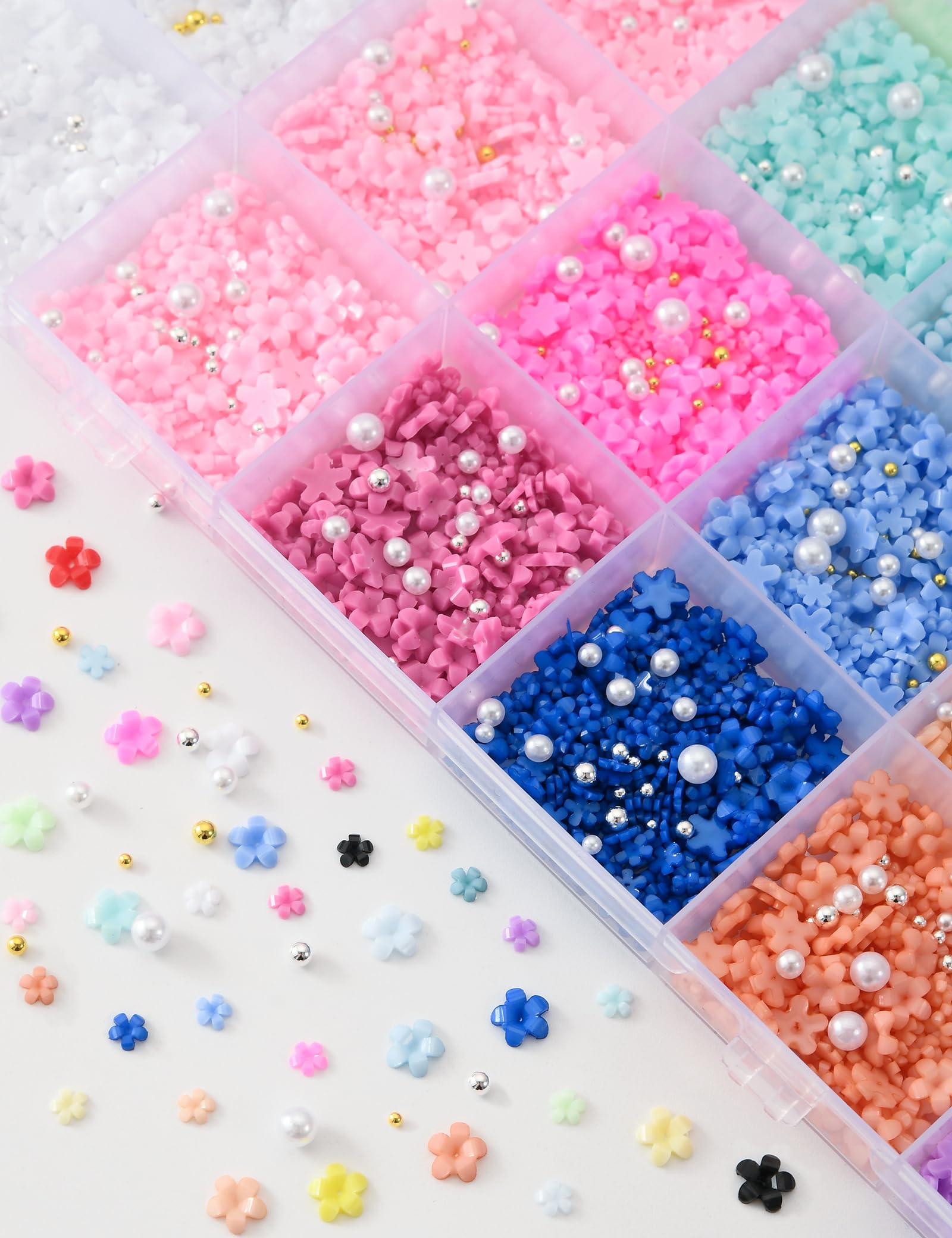 OPMADM perlas flatback para uñas, acabado pulido y elegante